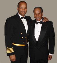 CAPT Curbeam, USN (Ret.) and Dr. Carroll (TMI)